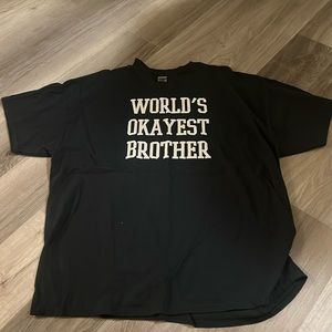 Funny Men’s shirt - Worlds Okayest Brother